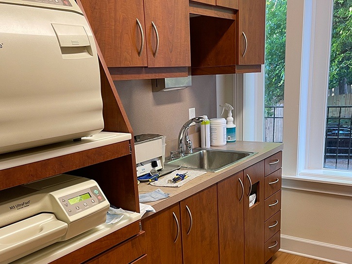 Dental storage area