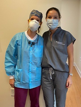 Picture of Dental Team with face masks